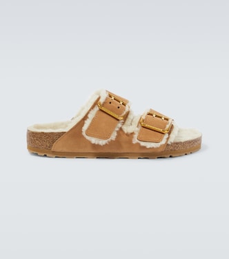 Arizona leather and shearling sandals | Birkenstock