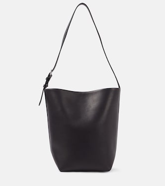 N/S Medium leather shoulder bag | The Row