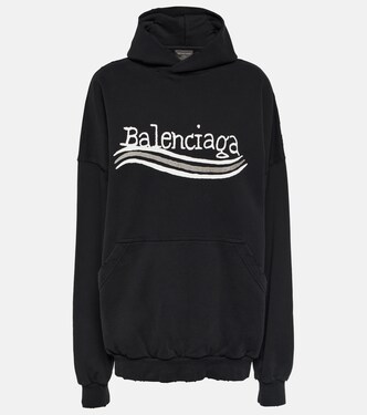 Sudadera con capucha de algodón | Balenciaga