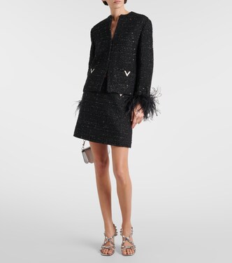 Minirock aus Tweed | Valentino