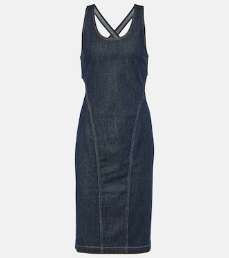 Midikleid aus Denim | Alaïa