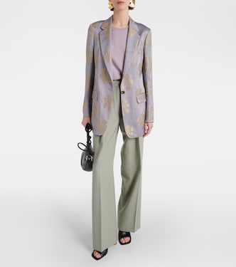 Printed jacquard blazer | Dries Van Noten
