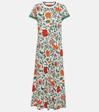 Midikleid Sporty Swing aus Baumwoll-Jersey | La DoubleJ