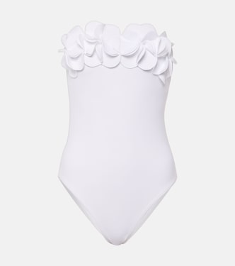 Costume intero Tess con applicazioni floreali | Karla Colletto
