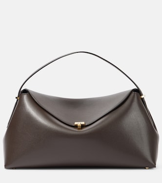 T-Lock leather tote bag | Toteme
