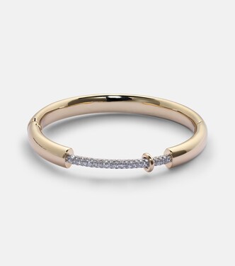 Bracciale Endless in oro 14kt con diamanti | Rainbow K