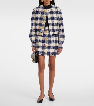Checked tweed jacket | Balmain