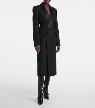 Robe midi en laine | Wardrobe.NYC