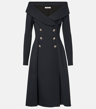 Off-Shoulder-Midikleid | Dorothee Schumacher