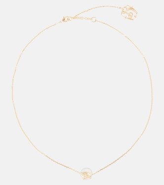 EKD gold-plated freshwater pearl chain necklace | Burberry