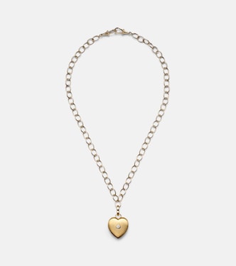 Collana Heart in oro 18kt e 14kt con diamanti | Marie Lichtenberg
