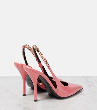 Salones destalonados Gucci Signoria de charol | Gucci