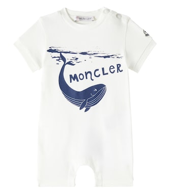 Baby cotton-blend onesie | Moncler Enfant