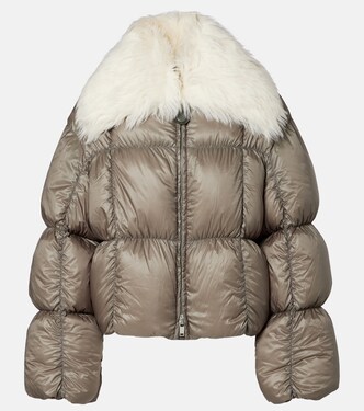 Daunenjacke mit Shearling | Jil Sander