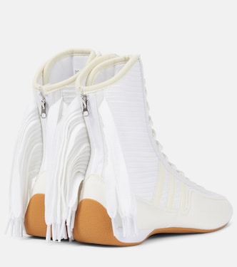 x Stella McCartney Rasant V3 fringed high-top sneakers | Adidas
