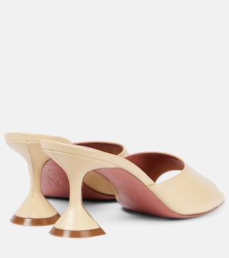 Mules Lupita 70 in pelle | Amina Muaddi
