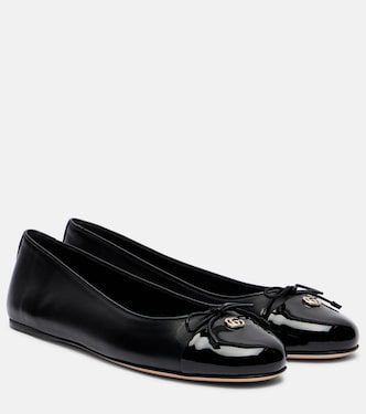 Ballerinas Double G aus Leder | Gucci