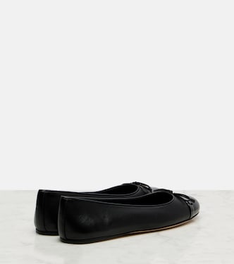 Double G leather ballet flats | Gucci