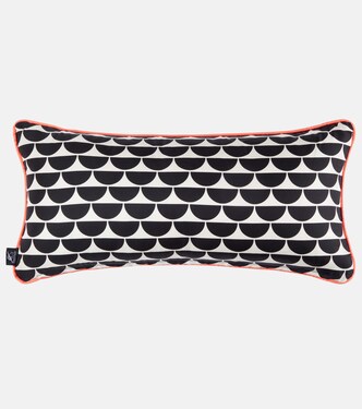 Coussin Pesci imprimé en soie | Fornasetti