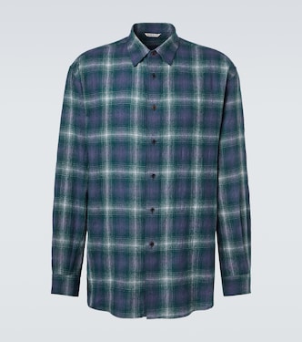 Checked wool shirt | Auralee