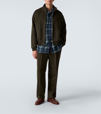 Checked wool shirt | Auralee