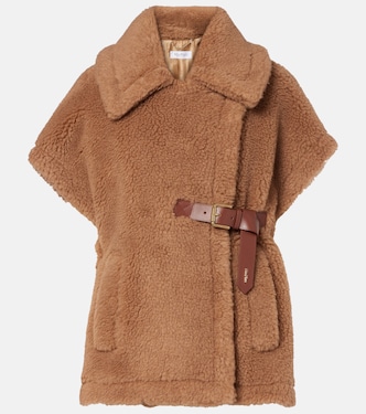 Cape Newbab en laine de chameau et soie | Max Mara