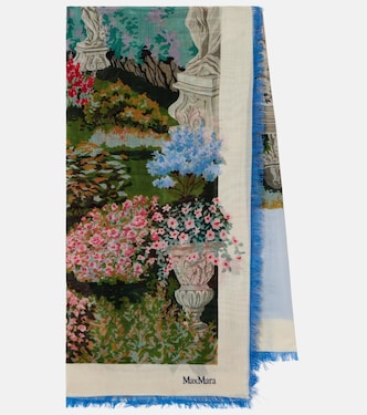 Camice printed wool and silk scarf | Max Mara
