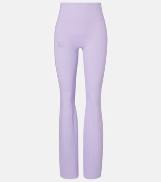 x On high-rise flared leggings | Loewe