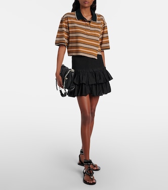 Isalyne striped cotton polo shirt | Marant Etoile