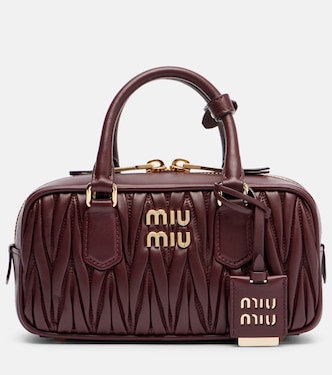 Arcadie matelassé leather tote bag | Miu Miu