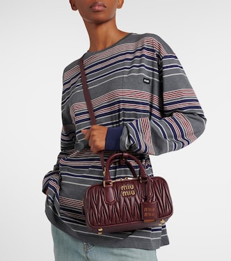 Arcadie matelassé leather tote bag | Miu Miu