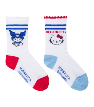 x Hello Kitty and Friends set of 2 socks | Monnalisa