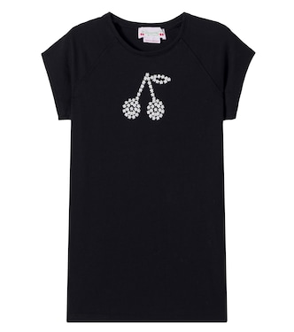 Asmae embroidered cotton jersey T-shirt | Bonpoint