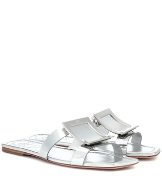 Sandali Bikiviv' in pelle metallizzata | Roger Vivier