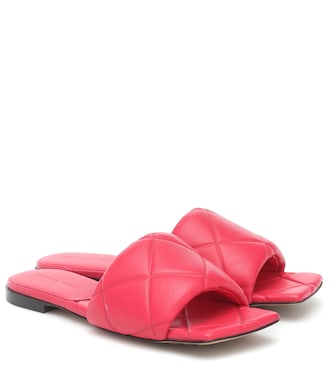 Sandalias BV Rubber Lido de piel | Bottega Veneta