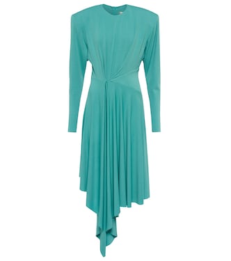 Draped jersey midi dress | Alexandre Vauthier