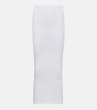Cutout technical midi skirt | Alaïa