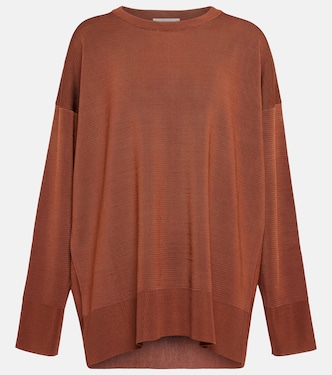 Jersey con cuello redondo | The Row