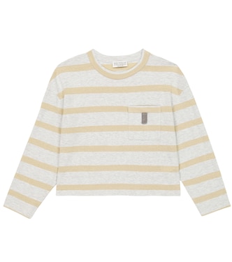 Longsleeve aus Jersey | Brunello Cucinelli Kids