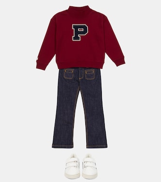 Mockneck jersey sweatshirt | Polo Ralph Lauren Kids