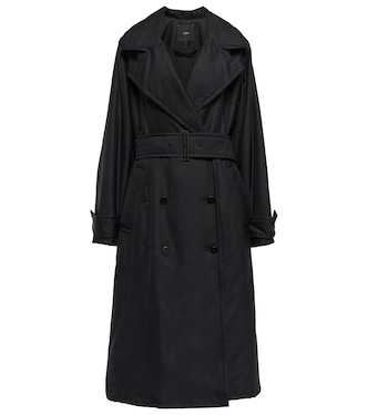 Claremont silk-blend midi coat | Joseph