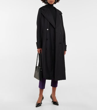 Claremont silk-blend midi coat | Joseph