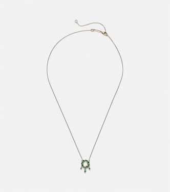 Halskette aus 18kt Gelbgold mit Smaragden | Suzanne Kalan