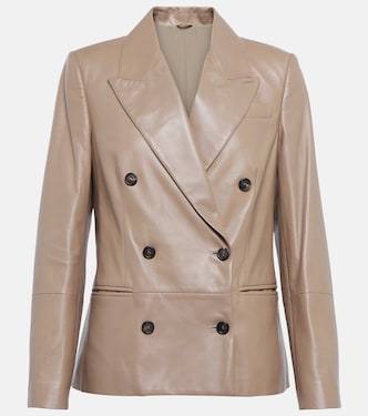 Blazer aus Leder | Brunello Cucinelli
