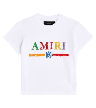 Crayon Sketch 코튼 저지 티셔츠 | Amiri Kids