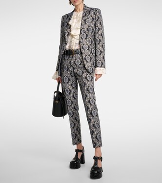 High-Rise-Hose aus Jacquard | Etro