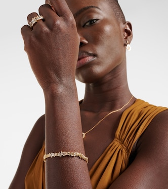 18kt gold bracelet with diamonds | Suzanne Kalan