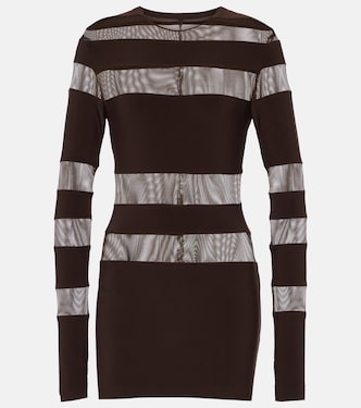 Spliced Pickleball jersey minidress | Norma Kamali