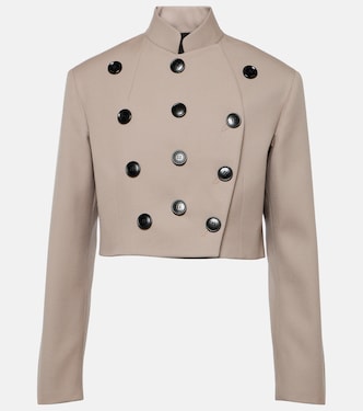 Cropped-Jacke aus Wolle | Alaïa