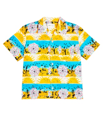 Udo embroidered cotton shirt | Morley